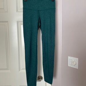 Old Navy Active Teal/Green Herringbone Leggings